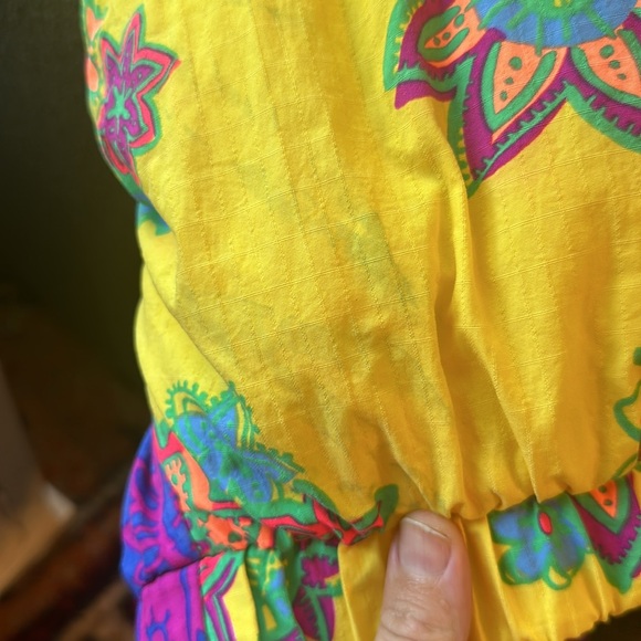 OBERMEYER VINTAGE SKI SNOW JACKET Woman’s size 10 bright neon 80s 90s retro - Picture 15 of 15